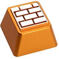 ZOMOPLUS Aluminium Keycap Battle City Brick wall - gold/white - Replacement Keys