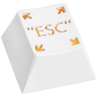ZOMOPLUS Aluminium Keycap "ESC" - white/orange - Replacement Keys