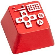 ZOMOPLUS Aluminium Keycap Retro Gamepad I - red - Pótbillentyű