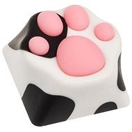 ZOMOPLUS Keycap Cat paw - black/white/pink - Pótbillentyű