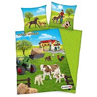 Schleich Farm World, cotton, 140×200 cm, 70×90 cm - Bed Linen