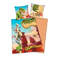 Gigantosaurus, cotton, 140×200 cm, 70×90 cm - Bed Linen