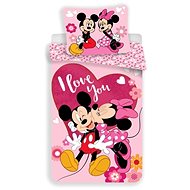 Mickey and Minnie Love micro Polyester, microfiber, 140×200, 70×90 cm - Bed Linen