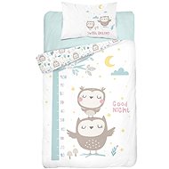 Bamboo Owls, brown, 100×135 cm - Bed Linen