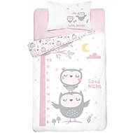 Bamboo Owls, grey, 100×135 cm - Bed Linen