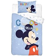 Mickey Cool blue Cotton, 100×135, 40×60 cm - Bed Linen
