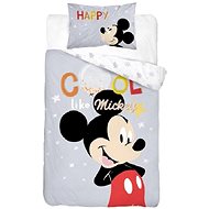 Mickey Cool grey Cotton, 100×135, 40×60 cm - Bed Linen