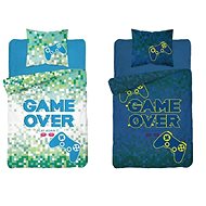 Game Over Luminous Cotton, 140×200, 70×80 cm - Bed Linen