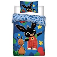 Bunny Bing and Flop, blue, cotton, 100×135, 40×60 cm - Bed Linen