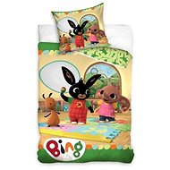 Bunny Bing, green, cotton, 140×200 cm, 70×80 cm - Bed Linen