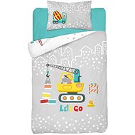 Bamboo-cotton Building, grey, 100×135 cm - Bed Linen