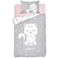 Bamboo-cotton Cat, grey, 100×135 cm - Bed Linen
