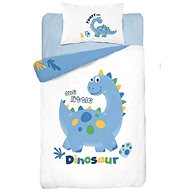 Bamboo-cotton Dinosaur, blue, 100×135 cm - Bed Linen