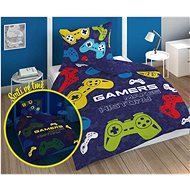 Gamers History svítící Bavlna, 140×200, 70×80 cm - Povlečení