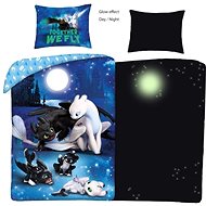 How to Train Your Dragon, luminous, cotton, 140×200 cm, 70×90 cm - Bed Linen
