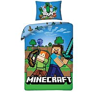 Minecraft Boom Cotton, 140×200, 70×90 cm - Bed Linen