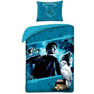 Premium Harry Potter blue Bavlna, 140×200, 70×90 cm - Povlečení