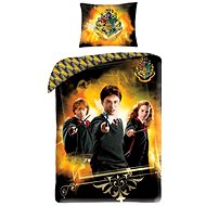 Premium Harry Potter gold Bavlna, 140×200, 70×90 cm - Povlečení
