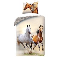 Horses Cotton, 140×200, 70×90 cm - Bed Linen