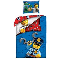 Lego blue Cotton, 140×200, 70×90 cm - Bed Linen