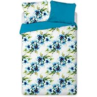 cotton satin Aquarell flowers Cotton, Satin, 140×200, 2×70×90 cm - Bed Linen