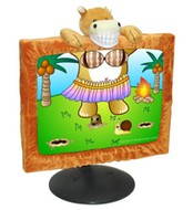 Plyšová dekorace na 15" a 17" LCD monitory - Hroch - -