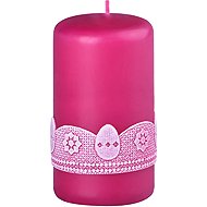 Z-TRADE Roller 60 × 100mm Egg, Raspberry - Candle