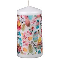 Z - TRADE Cylinder 60 × 120 mm Painted Eggs - Candle