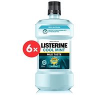 LISTERINE CoolMint Mild Taste 6× 500 ml - Ústna voda