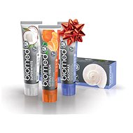 BIOMED Christmas Set Trio Superwhite & Citrus Fresh & Calcimax Toothpastes, 3×100g - Gift Set