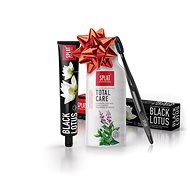 SPLAT Christmas Trio Set Black Lotus & Total Care Toothpaste and Water with Extra Toothbrush, 75 + 2 - Gift Set