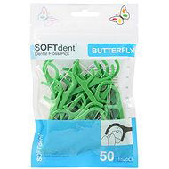 SOFTDENT Butterfly Dental Toothpicks, 50 pcs Colour Variant - Interdental Brush