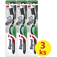 SIGNAL Silver Charcoal Soft 3 pcs - Toothbrush
