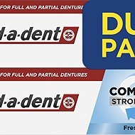 BLEND-A-DENT Complete Denture Fixative 2×47 g, Original - Dental Adhesive