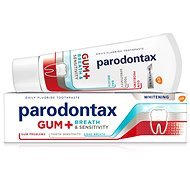 PARODONTAX Whitening pre ďasná + dych & citlivé zuby 75 ml - Zubná pasta