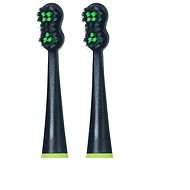 Megasmile Black Whitening Sonic - replacement heads (2 pieces) - Toothbrush