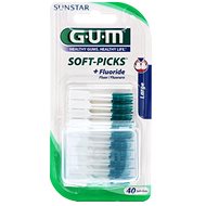 GUM Soft-Picks 634 Fluoride dentální párátka 40 ks - Interdental Brush