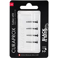 CURAPROX CPS Black is White Carbon vel. S, 4 pcs - Interdental Brush