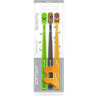 SOFTdent Butterfly Medium 3 pcs - Toothbrush