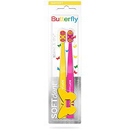 SOFTdent Butterfly Babysoft 2 pcs - Toothbrush