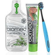 BIOMED Gum Health toothpaste 100 g, mouthwash 500 ml + toothbrush - Oral Hygiene Set