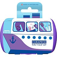 CURAPROX Travel set KIDs, purple - Oral Hygiene Set