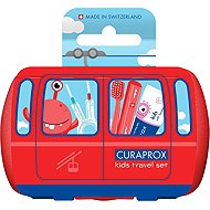 CURAPROX Travel set KIDs, red - Oral Hygiene Set