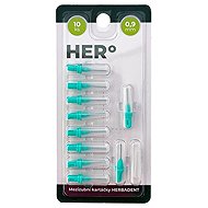 HERBADENT Hero 0,9 mm green, 10 pcs - Interdental Brush