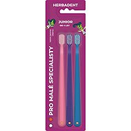 HERBADENT Junior mix of colours, 3 pcs - Toothbrush