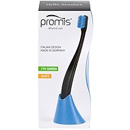 PROMIS Brush set with stand, black with blue - Toothbrush