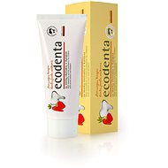 ECODENTA Wild Strawberry Flavoured Toothpaste for Children with Carrot Extract and Kalident 75ml - Toothpaste