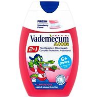 VADEMECUM Junior 2v1 Toothpaste + Mouthwash Strawberry Flavor 75 ml - Toothpaste