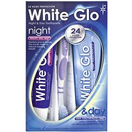 WHITE GLO night and day whitening toothpaste 85 g and 100 g - Dental Hygiene Set