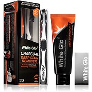 WHITE GLO Charcoal 150 g + toothbrush and interdental brush - Dental Hygiene Set